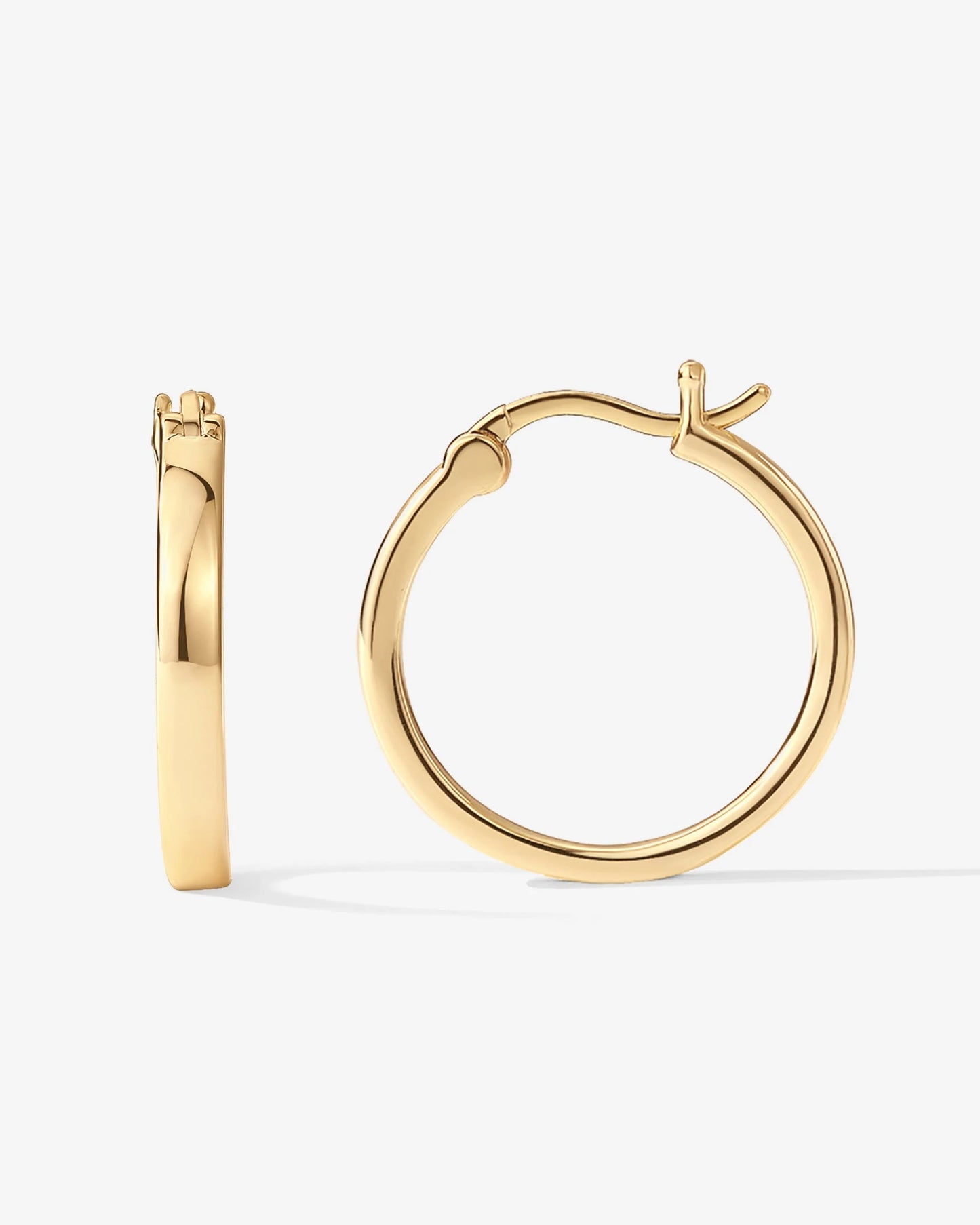 Square Tube Hoops Earrings