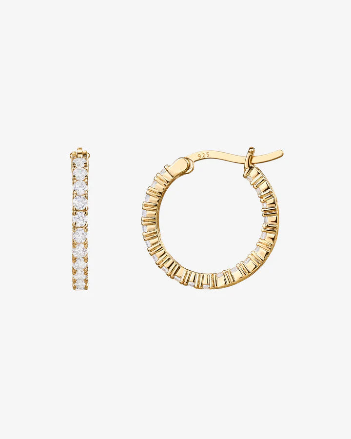Crystal Inside-Out Hoops