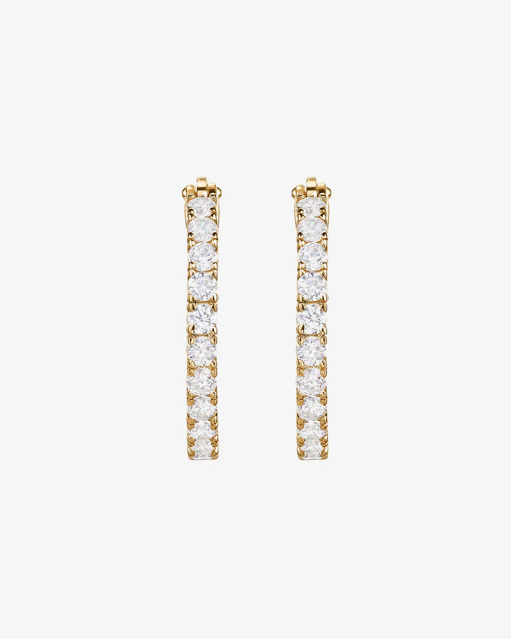 Crystal Inside-Out Hoops