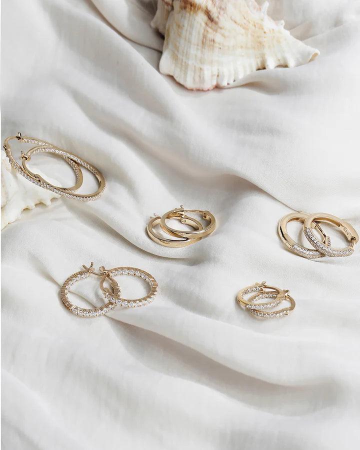 Crystal Inside-Out Hoops