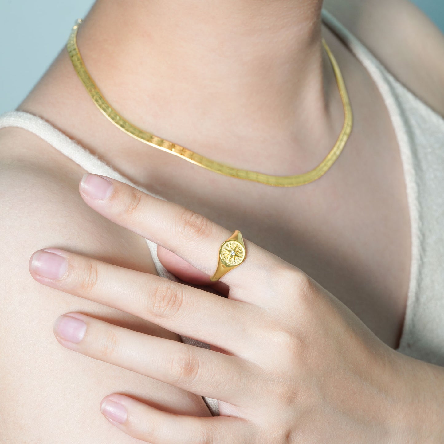 Sun Shine Adjustable Ring