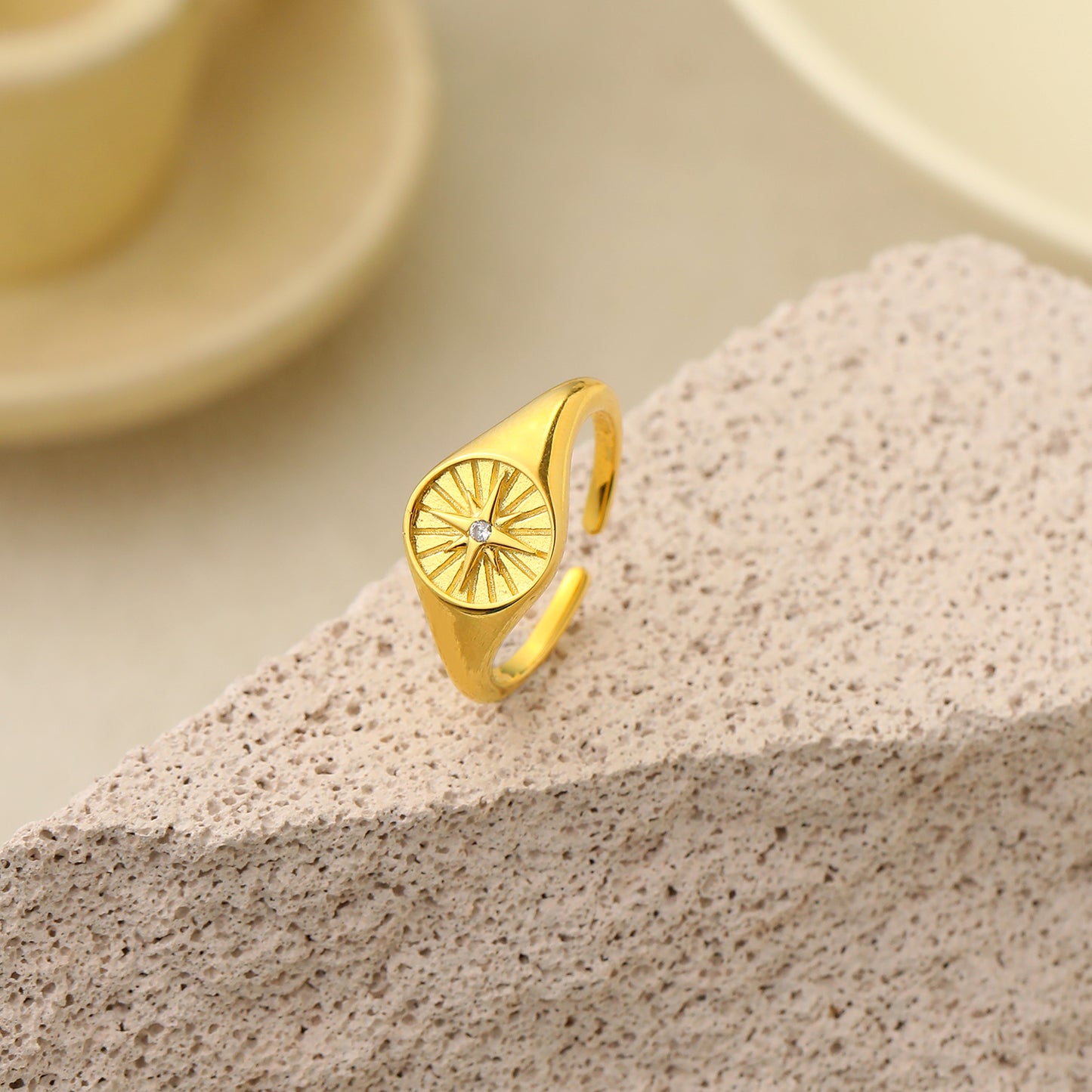 Sun Shine Adjustable Ring