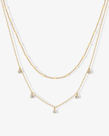 Cubic Zirconia Chain Necklace