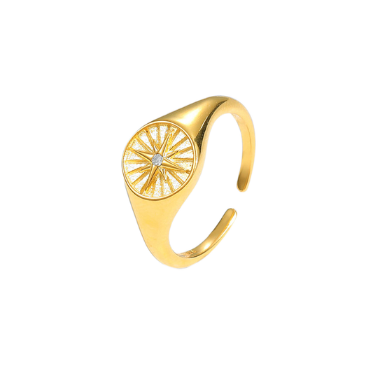 Sun Shine Adjustable Ring